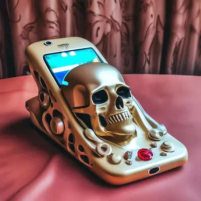 Крутой чехол для телефона с изображением головы черепа для iPhone 12 13  mini 11 Pro Max