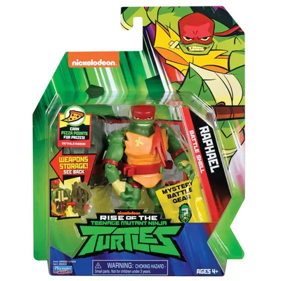 Фигурка Ninja Turtles(Черепашки Ниндзя) Рафаэль 90614 купить по цене 4990 ₸  в интернет-магазине Детский мир