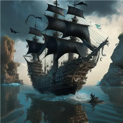 Купить постер (плакат) Pirates of the Caribbean — Черная Жемчужина