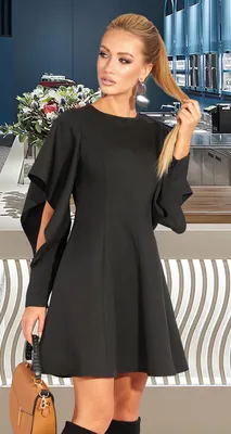 Как и с чем стильно носить черное платье осенью: 12 изысканных вариантов |  Идеи стильных людей ✮ | Дзен