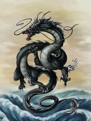 Картинки черного водяного дракона