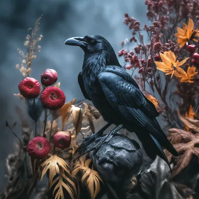 Обои ворона, птица, черный, темный картинки на рабочий стол, фото скачать  бесплатно