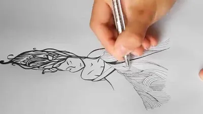 Скетчбук рисунки черной ручкой для начинающих | интересно и бесплатно
