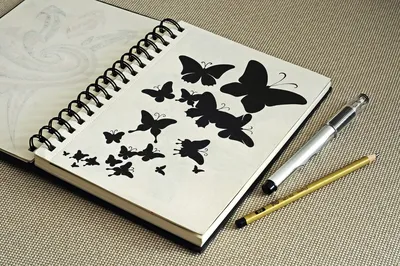Идеи для рисунков черной ручкой - 20 фото