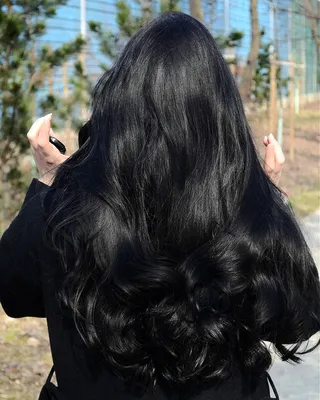 Женские длинные волосы брюнет, вид сзади Стоковое Фото - изображение  насчитывающей только, дизайн: 89821214