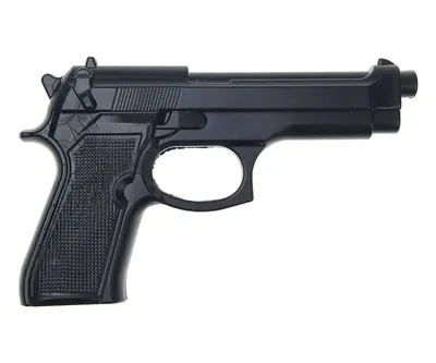 черный пистолет стоковое фото. изображение насчитывающей конкуренция -  6185128