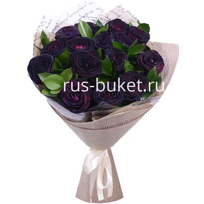Купить 51 черную розу в Волгограде