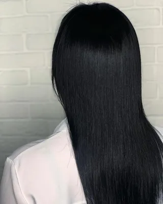Волосы для наращивания цвет черный прямые длинна 60 см