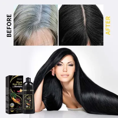 Заколка из натуральных черных волос с дужками | AliExpress