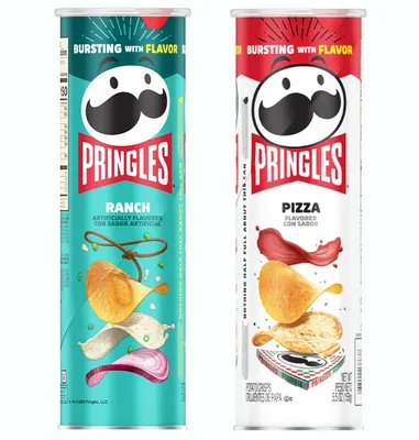 Ассорти чипсов Pringles, чипсы, 165г, 19шт Pringles 140498676 купить за 5  934 ₽ в интернет-магазине Wildberries