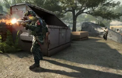 Counter-Strike 2 HD Wallpaper - Tactical Shootout Scene