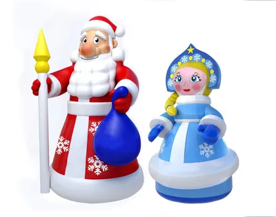 Новогодняя Выставка «Дед Мороз со Снегурочкой» — МБДОУ детский сад №123
