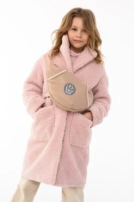 Детское пальто из искусственного меха с накладными карманами - Leya.me -  одеваются дети, завидуют взрослые!