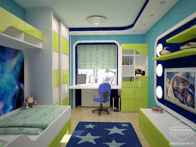 Как организовать детскую на ДВОИХ детей. 10 дизайнерских проектов детских  комнат с фото и чертежами. | Дизайн Малина | Дзен