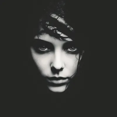 Девушка на черном фоне стоковое фото. изображение насчитывающей кавказско -  163928716