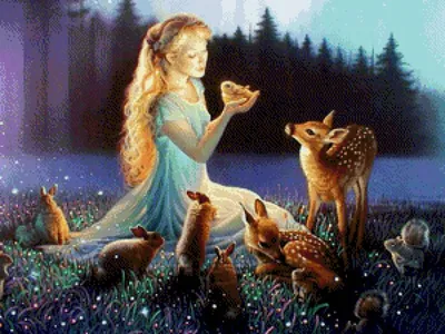 Картина Рисование по номерам Девушка с животными Арктическая королева  Картины 40х50 Rainbow Art GX44813 (ID#1797720435), цена: 550 ₴, купить на  Prom.ua