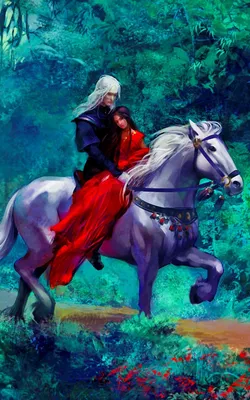 Девушка и конь | Пикабу