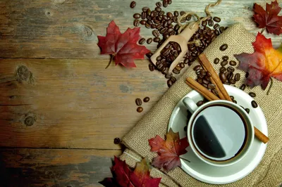 Осень кофе - красивые фото