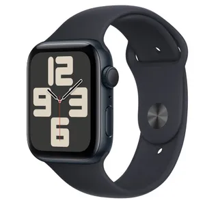 Buy Apple Watch SE GPS, 44mm Midnight Aluminum Case with Midnight Sport  Band - S/M - Apple