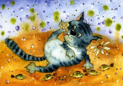 Картинки для декупажа Коты | Кот и кошка | Seni kucing, Menggambar kucing,  Seni ilustrasi