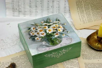 салфетка для декупажа \"цветы в вазе\" для украшения мебели или предметов  интерьера | Фабрика Декору