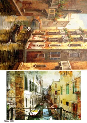Картина маслом на холсте Венеция, пейзаж, холст, настенная живопись для  домашнего декора, 100% | AliExpress