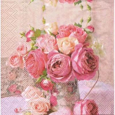 Бумага рисовая для декупажа Stamperia DFS399 \"Балерина с розовыми  лепестками\", 48х33 см