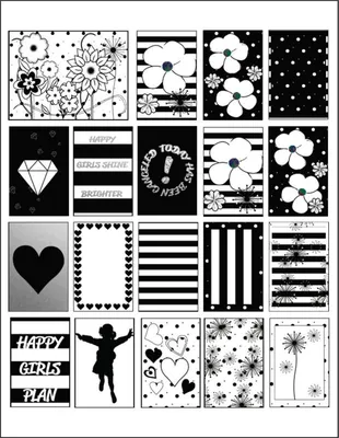 50 листов, простые милые черно-белые Стильные наклейки, ежедневник,  декоративные офисные и школьные креативные канцелярские принадлежности |  AliExpress