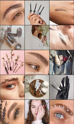 Визуал бровиста | Корекция бровей, Косметические бренды, Предметы макияжа