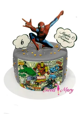 Вафельная картинка съедобная Спайдермен (spider man) Человек паук для  мальчика для торта, капкейков и пряников - купить с доставкой по выгодным  ценам в интернет-магазине OZON (1287230864)