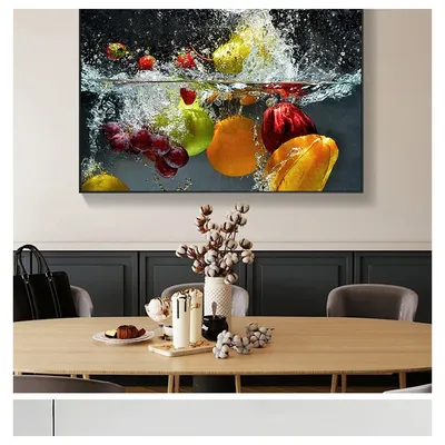 Фотообои в кухню Фрукты в воде», (арт. 10709) - купить в интернет-магазине  Chameleon