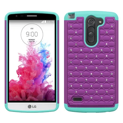 LG G3 Stylus Rhinestone Case , Slim Hybrid Dual Layer[Shock Resistant] –  SPY Phone Cases and accessories
