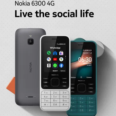 Телефон сотовый nokia 6300 4g черный dual sim недорого ➤➤➤ Интернет магазин  DARSTAR