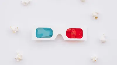 Пассивные круглые поляризованные очки 3D пластиковая оправа черного цвета -  HCBL 3D