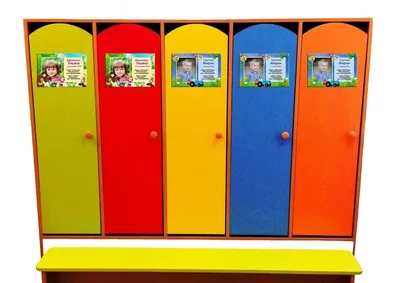 Оформление шкафчиков в детском саду - 64 фото