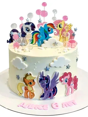 Вафельная печать на торт My Little Pony Понивиль (ID#213214974), цена: 7  руб., купить на Deal.by
