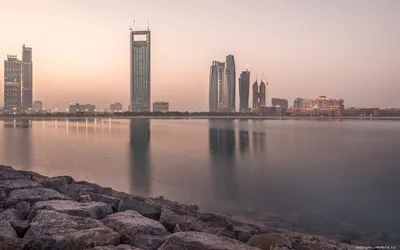 Город Абу-Даби широкоформатные обои и HD обои для рабочего стола