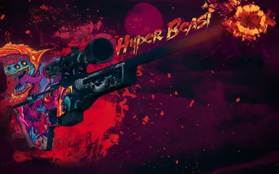 Картинки hyper beast, cs go, counter-strike, counter-strike global  offensive - обои 1680x1050, картинка №170077