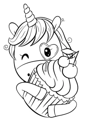 Заготовка для росписи Единорог сидит значок zag-zn-unicorn-sit купить в  интернет-магазине krapivasu