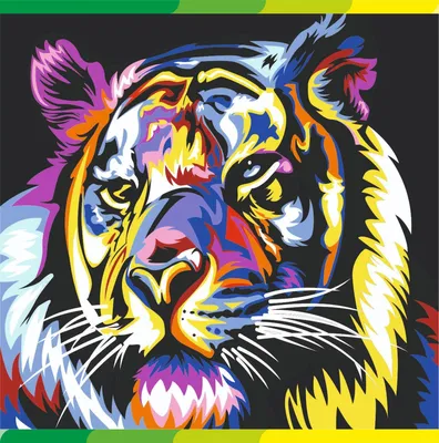 Трафарет для покраски, Тигр, одноразовый из самоклеющей пленки в трех  размерах 82 х 100 см (ID#1529565380), цена: 320 ₴, купить на Prom.ua