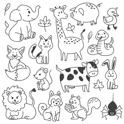 Раскраска животные раскраски с животными для малышей...