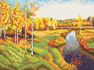 Золотая осень рисунок в детский сад - 40 фото