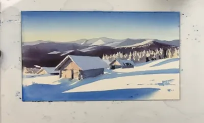 5 видео уроков рисования зимы| Учимся рисовать зимние рисунки вместе с  Художник Онлайн