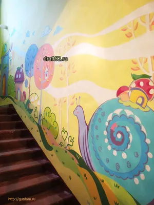 Роспись стен в детском саду | Дизайн Интерьера в Нижнем НовгородеДизайн  Интерьера в Нижнем Новгороде