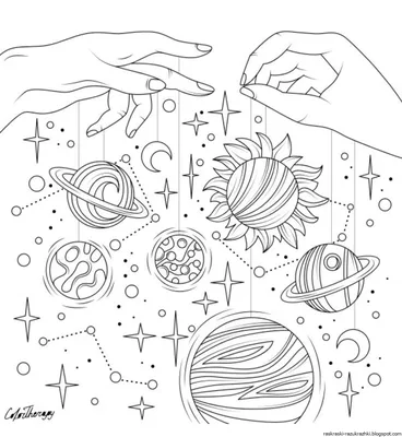Рисунки для срисовки на тему космос » Открытки, красивые картинки и рисунки