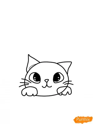 котик для срисовки | Kawaii cat drawing, Cute animal drawings kawaii,  Kawaii doodles
