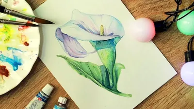 Рисунки красками легкие (48 лучших фото)