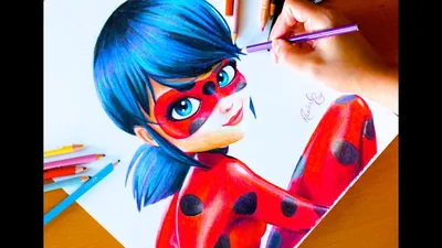 Рисуем ЛЕДИ БАГ и СУПЕР КОТА. Drawing Ladybug and Cat Noir. Как нарисовать.  Мультик. - YouTube