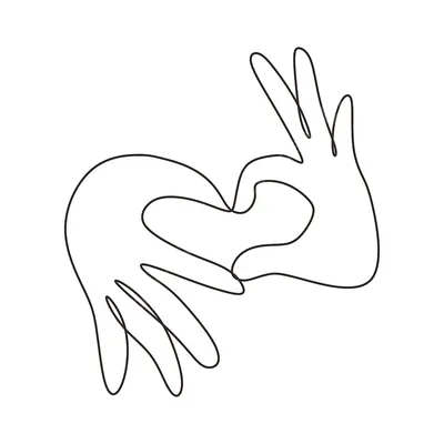 Непрерывная рисунок. 2 Сердца. Любовь. Иллюстрация вектора - иллюстрации  насчитывающей приветствие, февраль: 195750972
