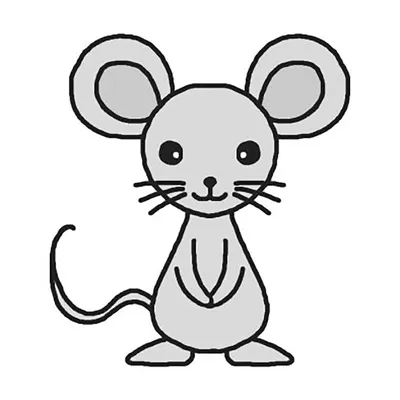 Мышь рисунок легкий - 29 фото